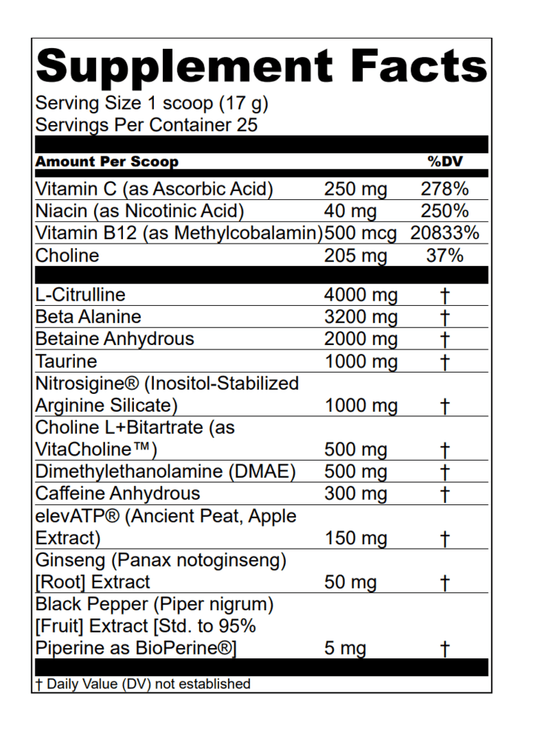 NUTRIFITT-PRE FITT