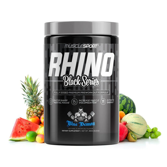 MUSCLESPORT - RHINO BLACK SERIES PRE-WORKOUT