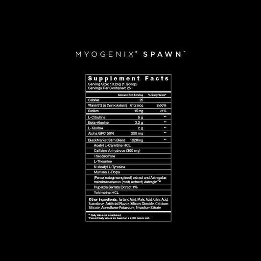 Myogenix SPAWN Pre Workout