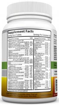 BODY DYNAMICS MAXZORB RAW MEGA NUTRITIONAL VITAMINS 120 COUNT